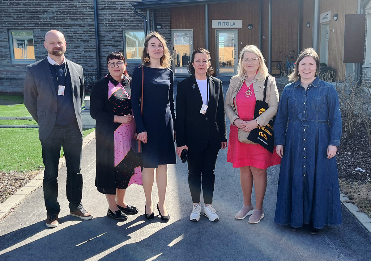 Valtion koulukodit - Oikeusministeri Leena Meri vieraili Limingan koulukodissa 2024